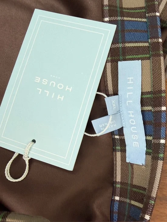 NWT Hill House Brown Spencer Plaid Rennie Dress Size XXL - Picture 7 of 9